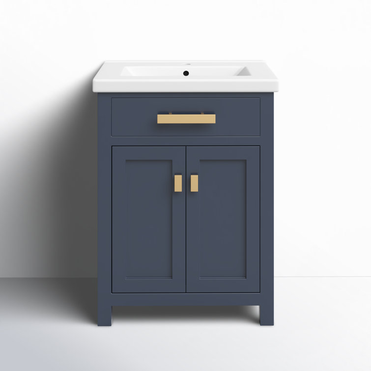 Caitlyn 24 Single Bathroom Vanity with Ceramic Top